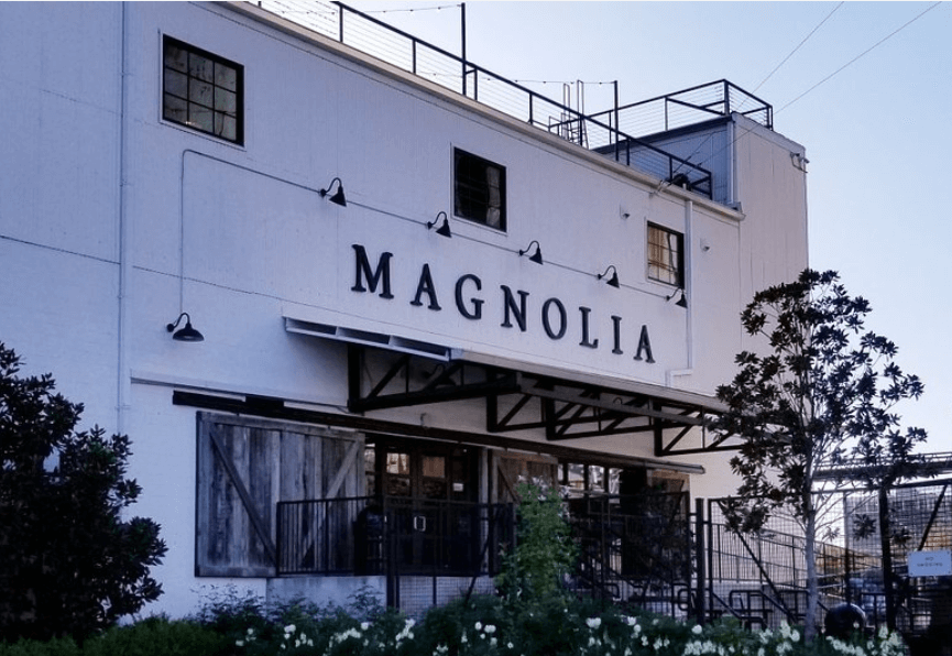 Magnolia front door